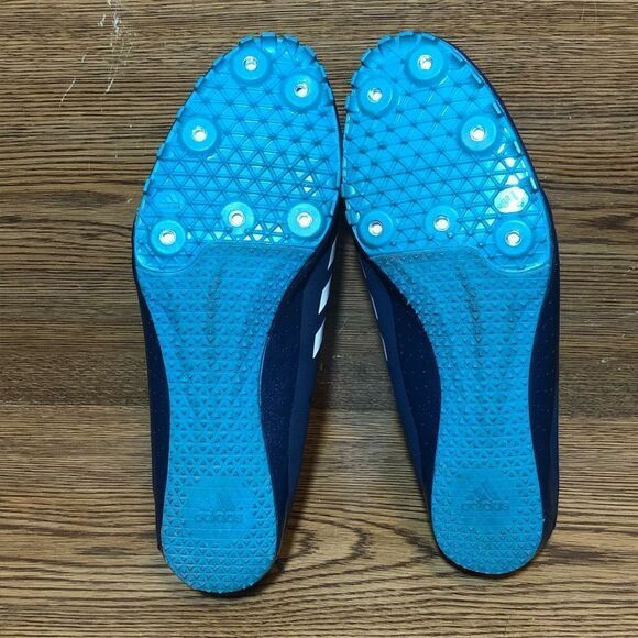 Adidas womens sprintstar blue track spikes cleats size 9.5 AF5602 - Picture 9 of 9